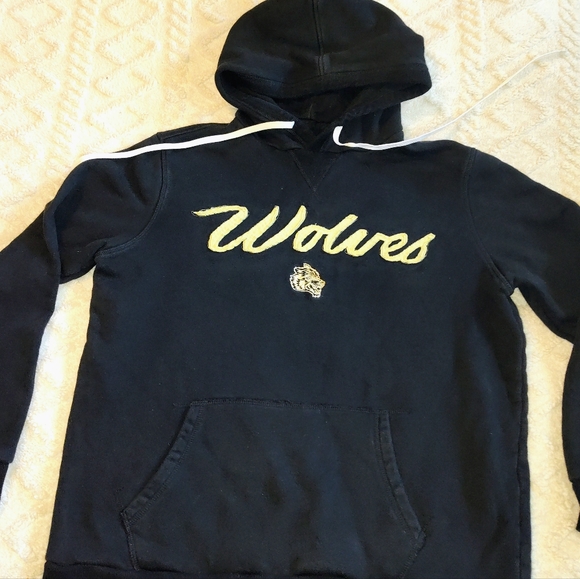 Darc Sport Men's Wolves Vintage Cursive The Drop 6 Hoodie Black XL - Picture 4 of 7